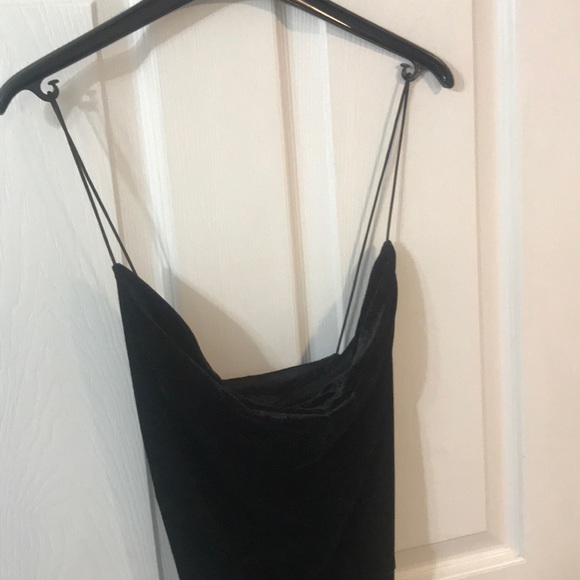 Very Sexy Black Velvet Dress from Bloomingdales - Picture 2 of 3